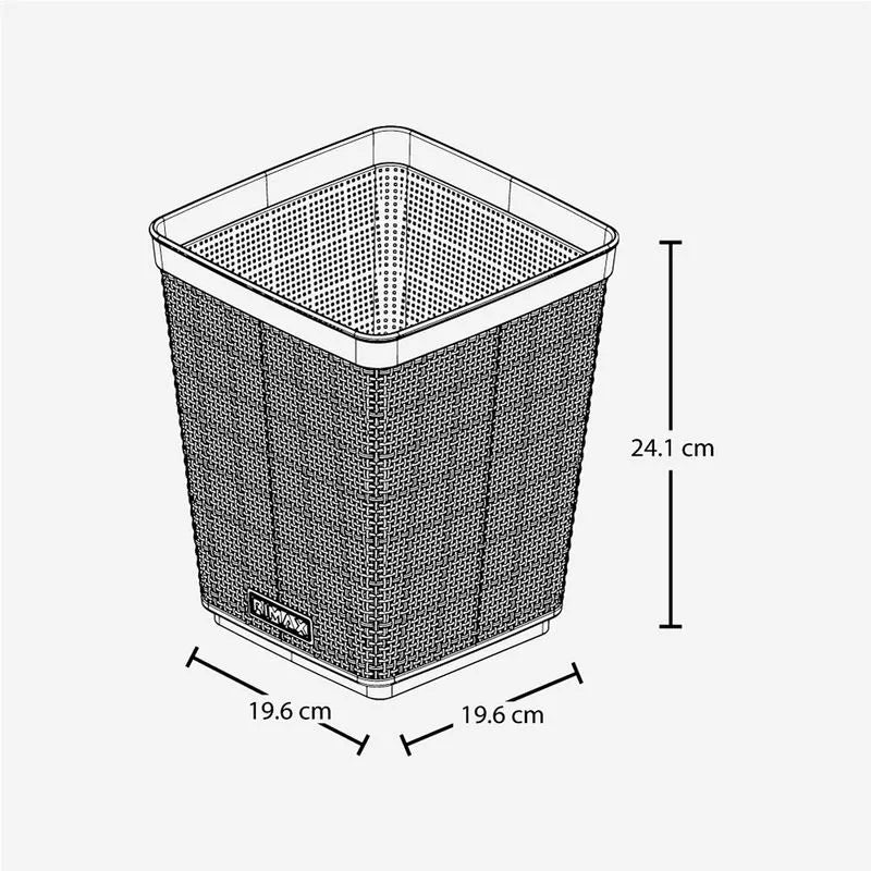 BASURERO FIQUE 6L GRIS HIELO