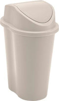 BASURERO TAPA VAIVEN 5 LTS BEIGE