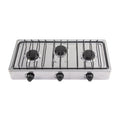 Parrilla de gas de sobreponer 3 quemadores, inox, FOSET
