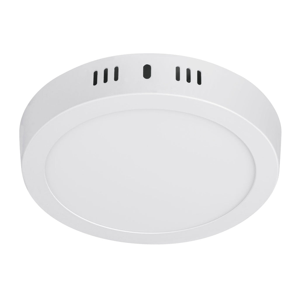Luminario LED plafón 12W 6500K, redondo, blanco, VOLTECK