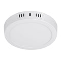 Luminario LED plafón Luz Calida 12W 3000K, redondo, blanco, VOLTECK