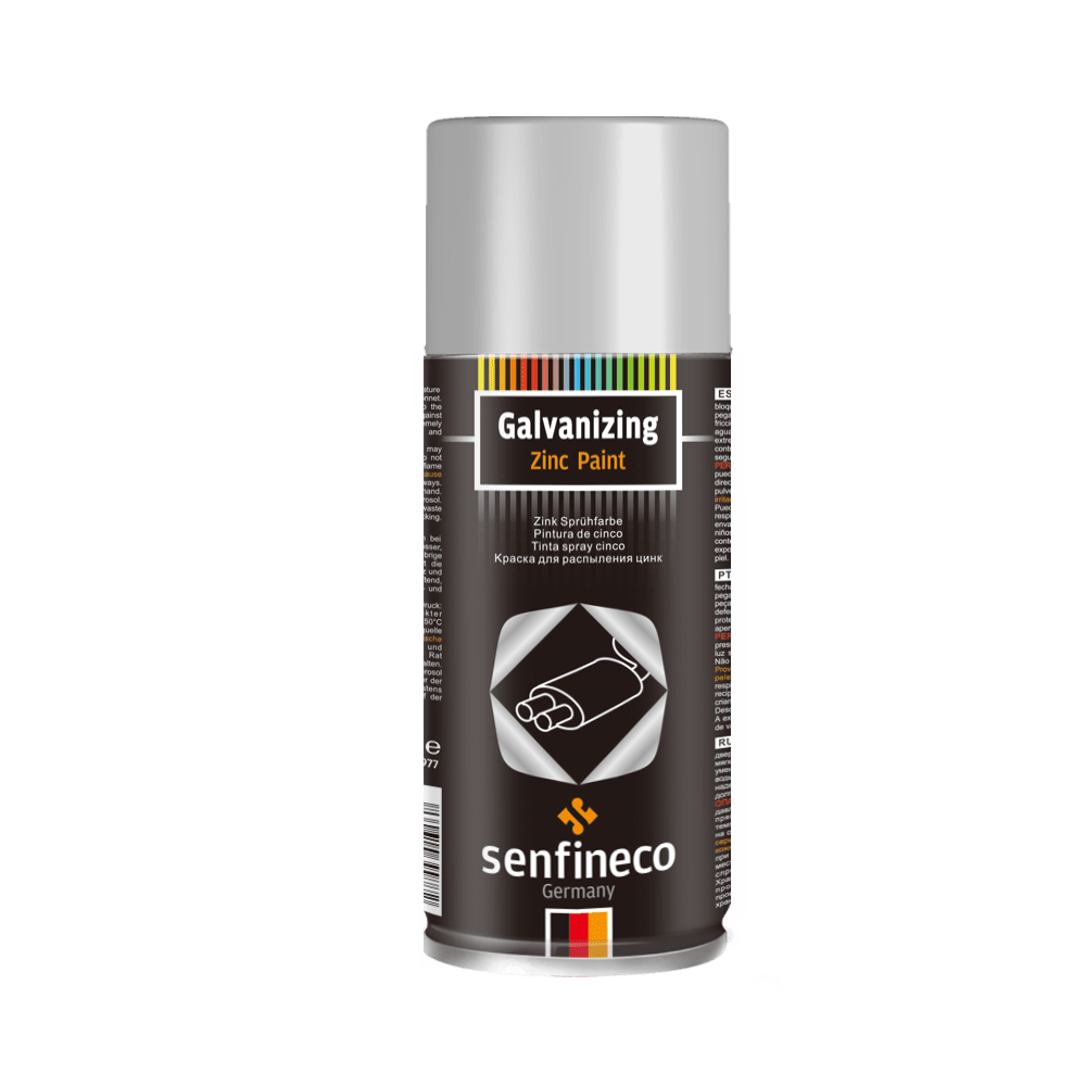 4502 PINTURA ZINC BRILLANTE - ACRYLIC SPRAY PAINT BRIGHT ZINC - SENFINECO